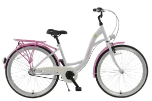 Rower 26″ Kands Giulia 3BN 2023 biało-różowy