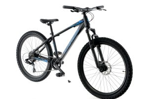 Rower MTB 26 Kands Battle R15 czarno-niebieski mat 2025 prezent na komunię